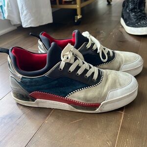 Christian Louboutin Men’s Aurelien Flat Sneakers